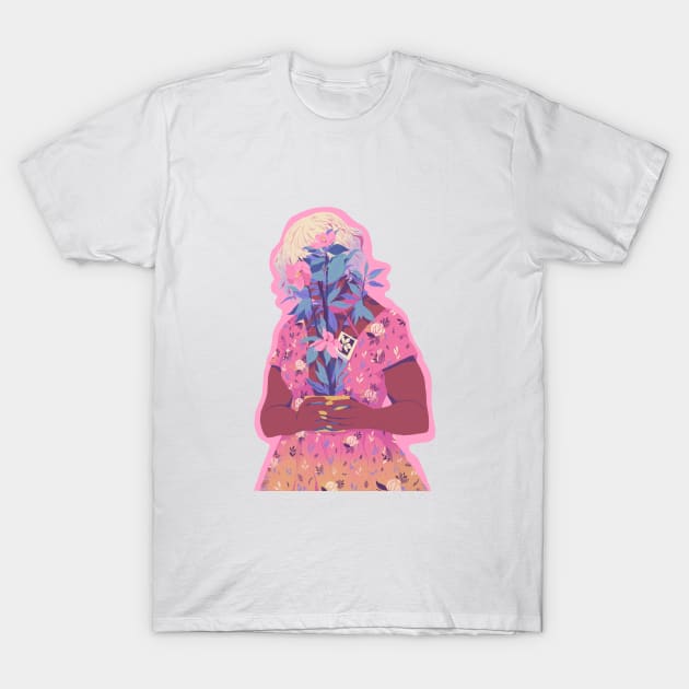 Very Shy Girl 01 T-Shirt by eniddin